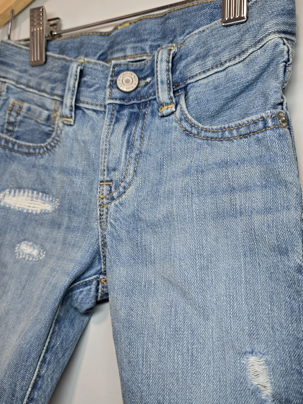 GAP Light Blue Denim Toddler Jean Shorts.
